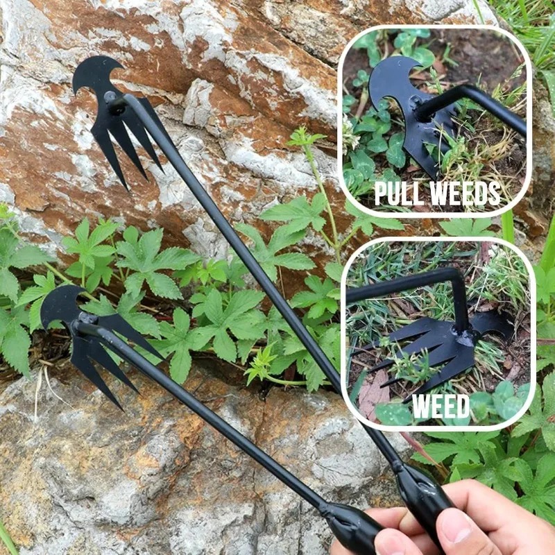 Gardening Tools To Remove Weeds - Rastrello da Giardino 2 in 1