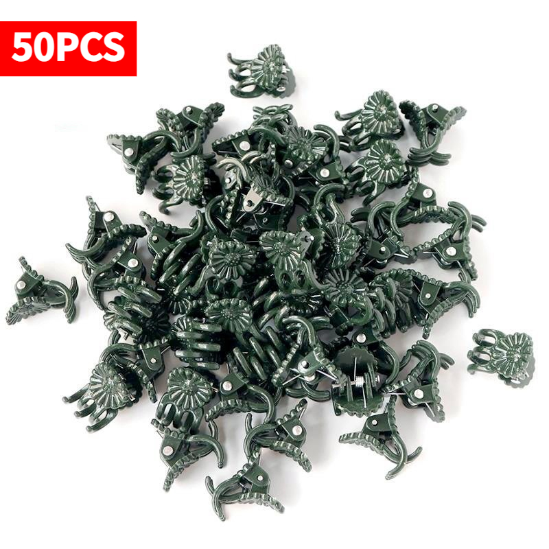 Gardening Tools Green - 50 Pezzi Clip per Piante a