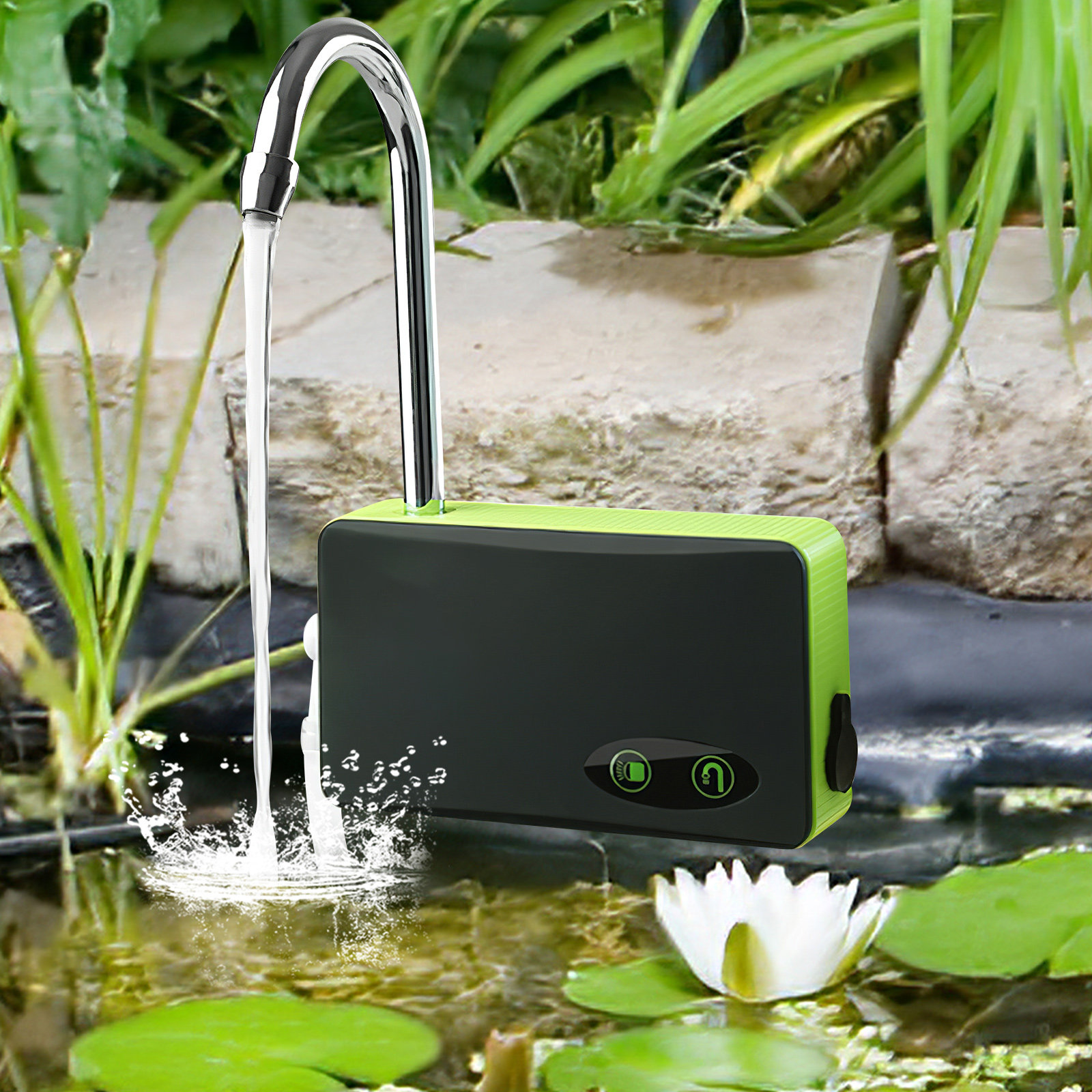 Gardening Tools Green - Pompa di ossigeno portatile tre in