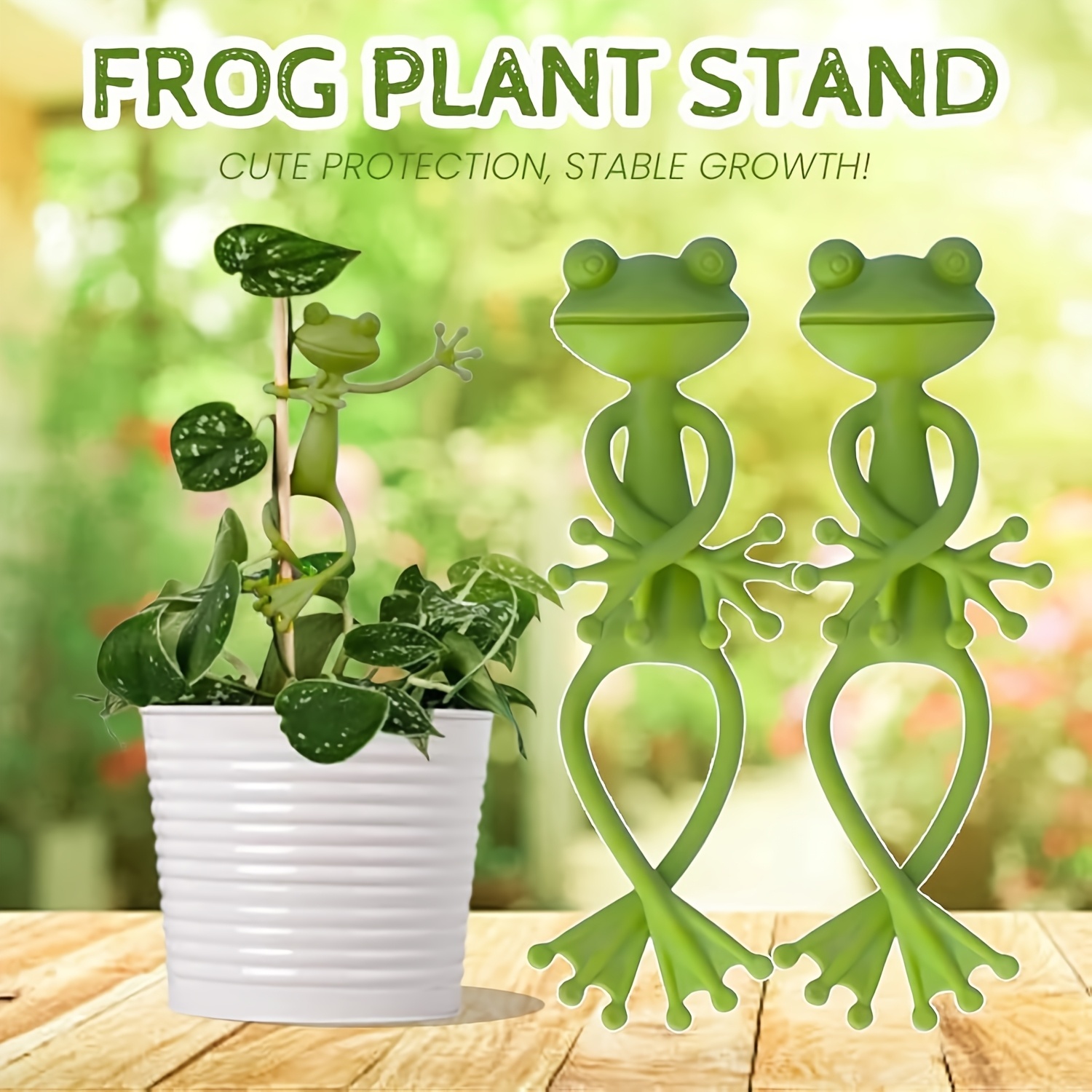 Gardening Tools Green - Clip Creativo a Forma di Rana