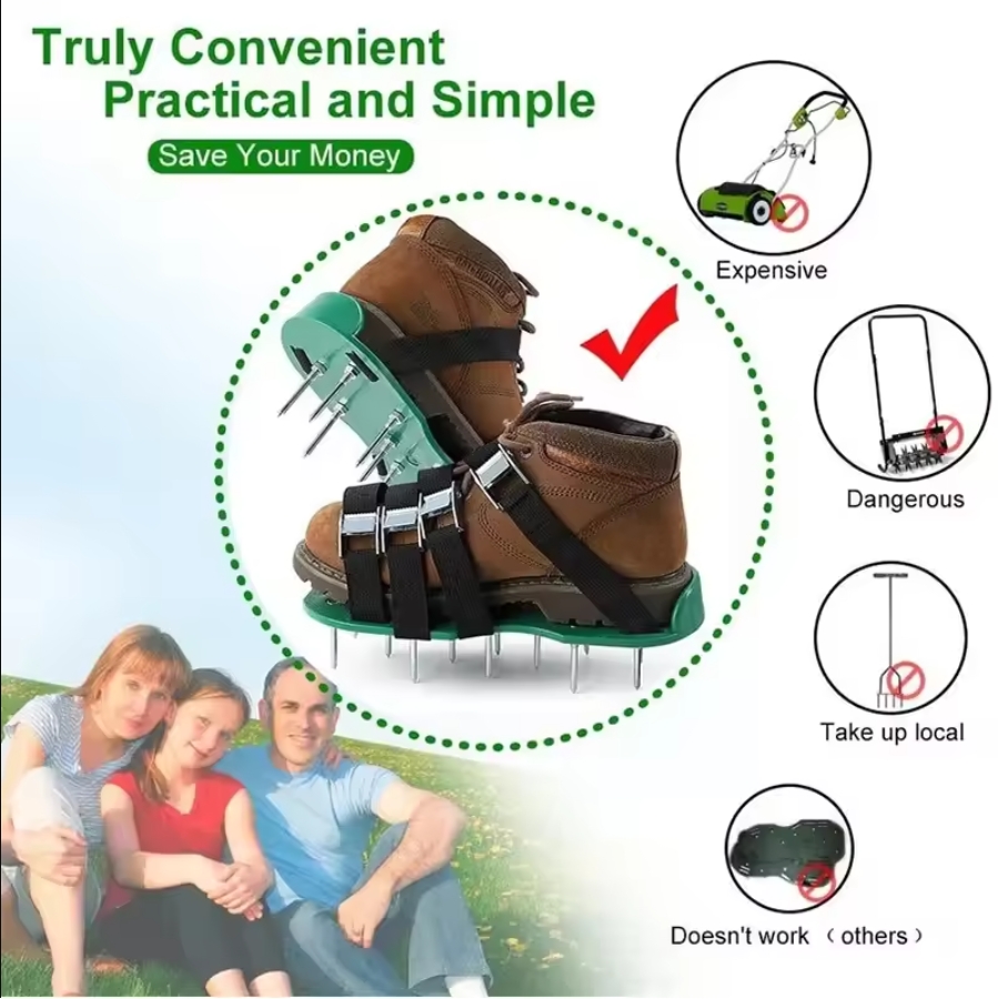 Gardening Tools Long - Scarpe per unghie da giardino Erba