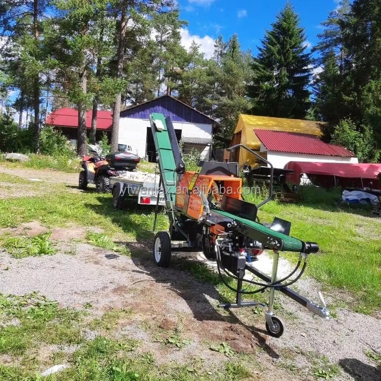 Gardening Tools Video - Spaccalegna Idraulico 20T, Macchinario Forestale Orizzontale