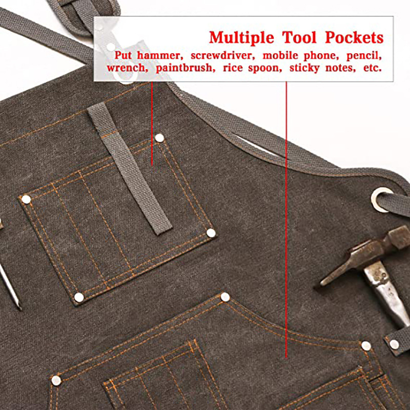 Gardening Tools Amazon - Grembiule in tela spessa moderno e
